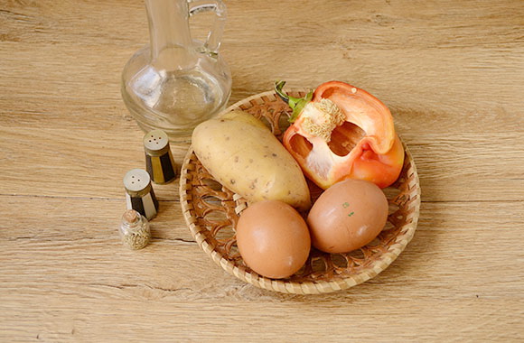 яичница с картошкой рецепт фото 1